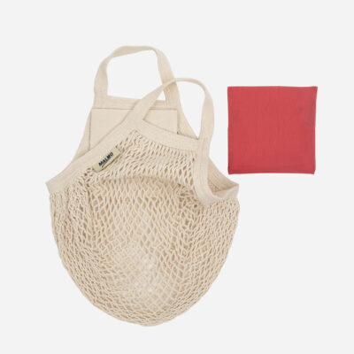 Net String Bag with Pocket - 1